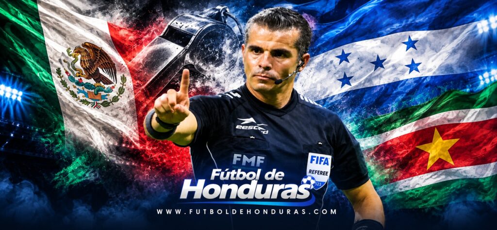 Arbitro Mexicano para debut de Honduras vs Suriname