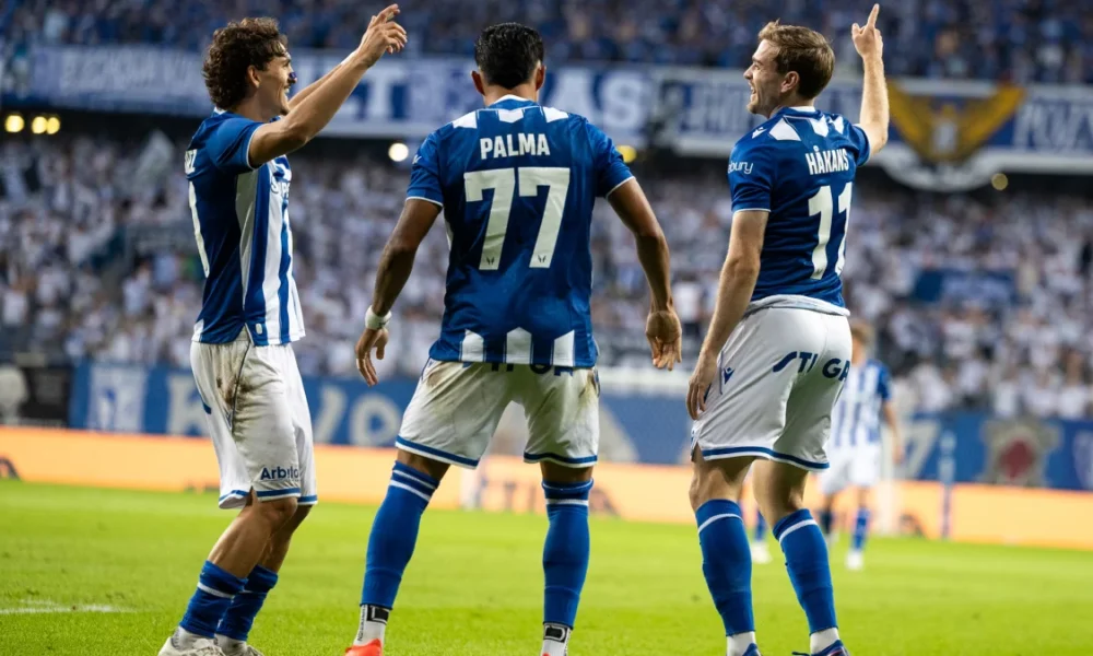 La aplastante victoria de Luis Palma y Lech Poznan sobre FC Thun en la Europa League.