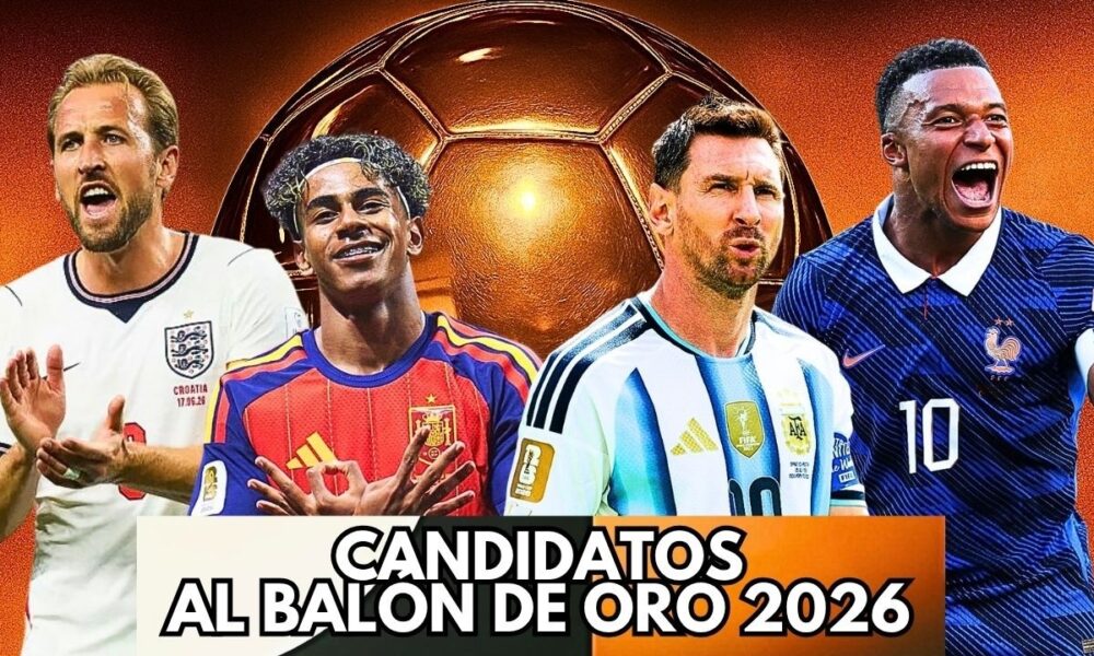 Los principales candidatos a ganar el Balón de Oro 2026.
