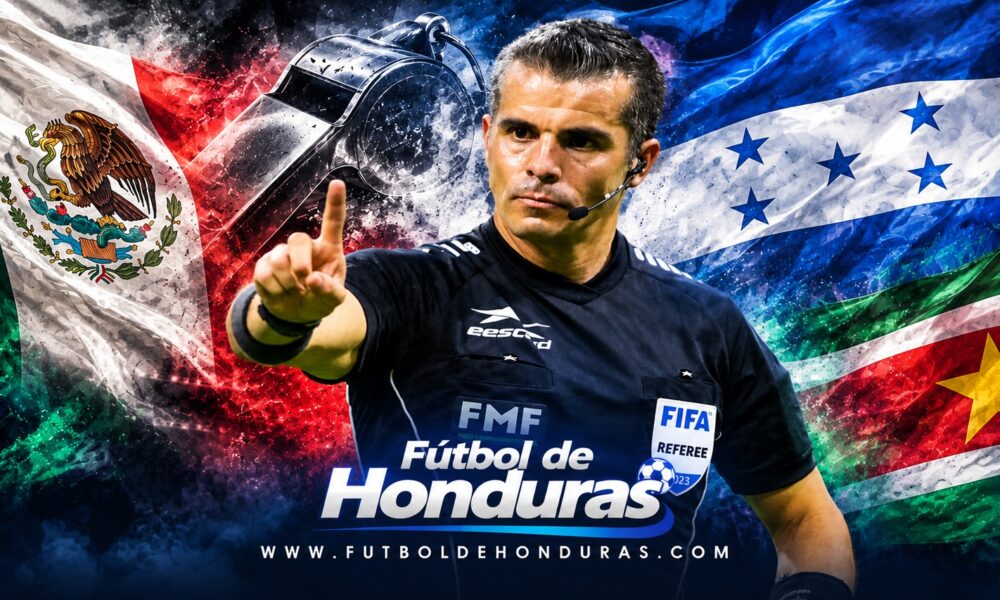 Arbitro Mexicano para debut de Honduras vs Suriname