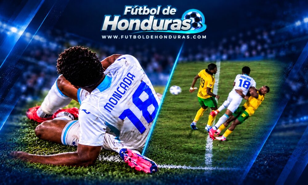 Dereck Moncada es expulsado con Honduras ante Jamaica