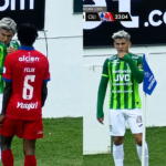 Chuy Pérez realiza un gesto durante su enfrentamiento con Félix García en el Marathón vs Olimpia