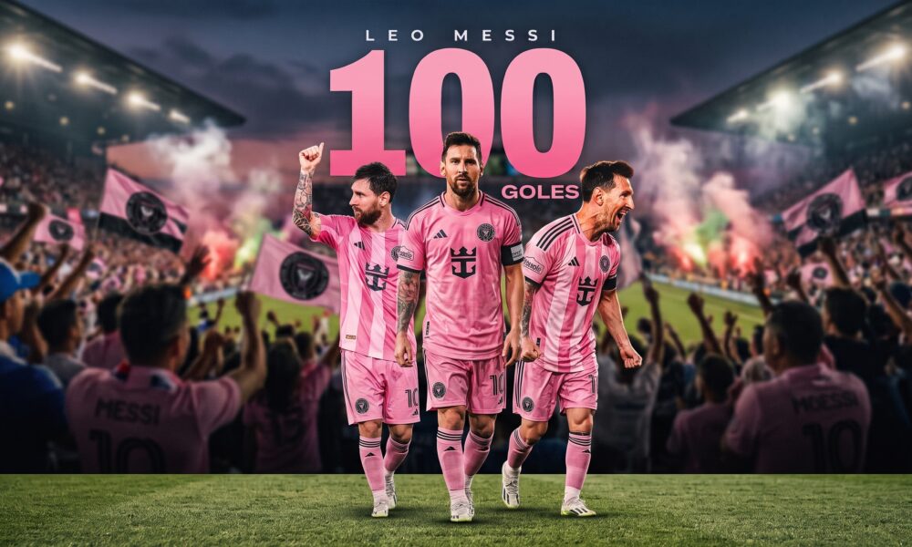Lionel Messi 100 goles con Inter Miami