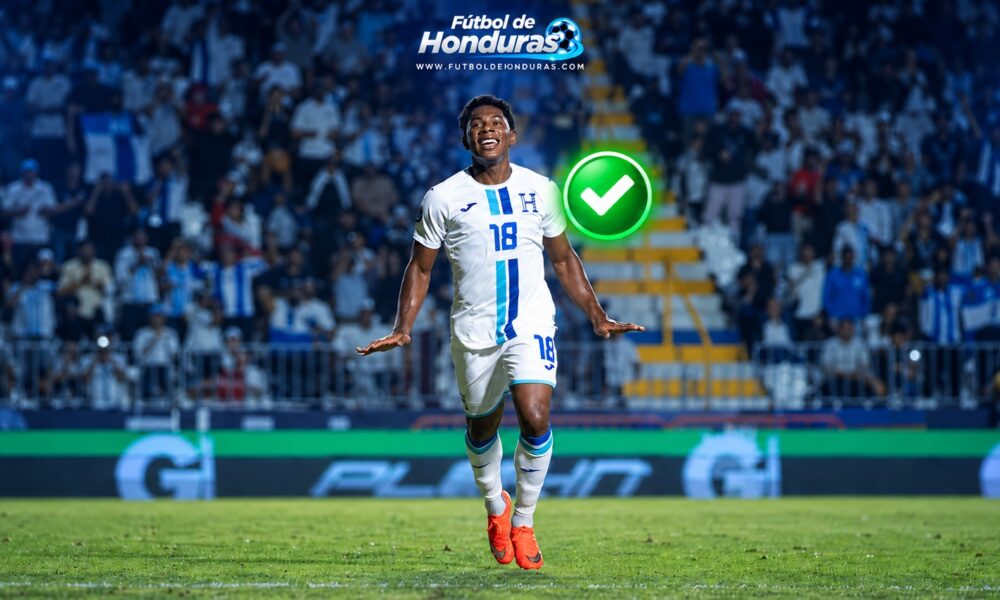 Dereck Moncada habilitado por Concacaf con Honduras